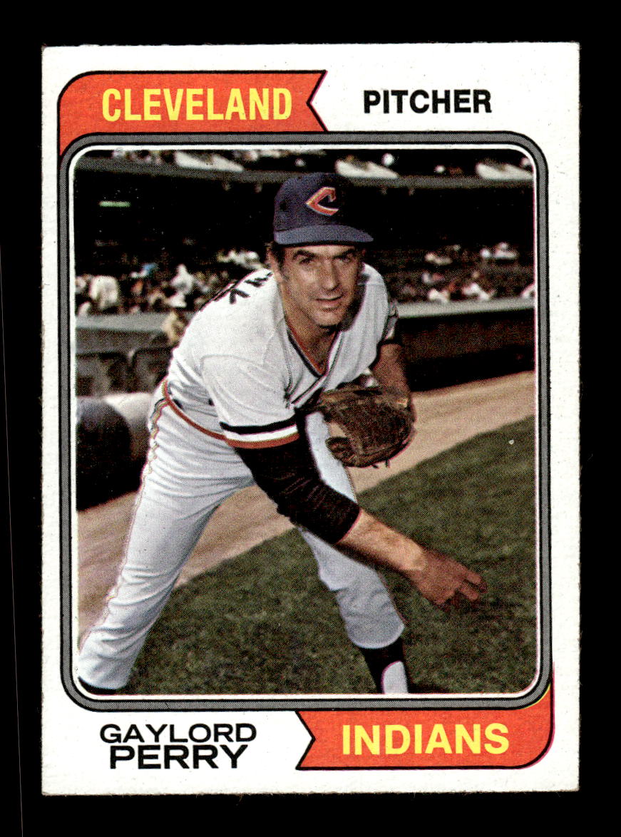 1974 Topps #35 Gaylord Perry Cleveland Indians VGEX CS26016795