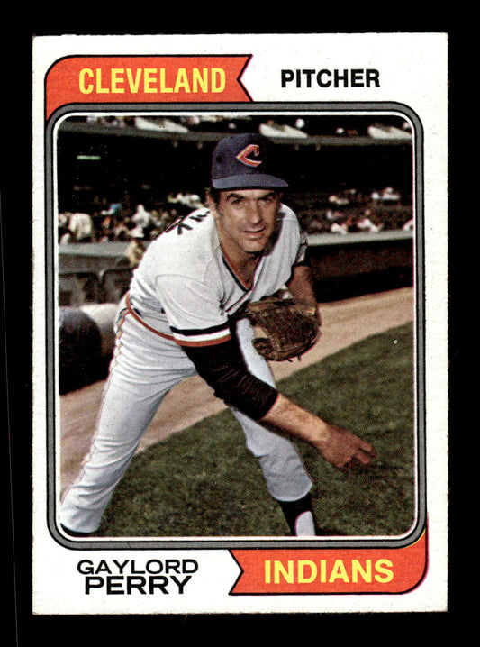 1974 Topps #35 Gaylord Perry Cleveland Indians VGEX CS26016795