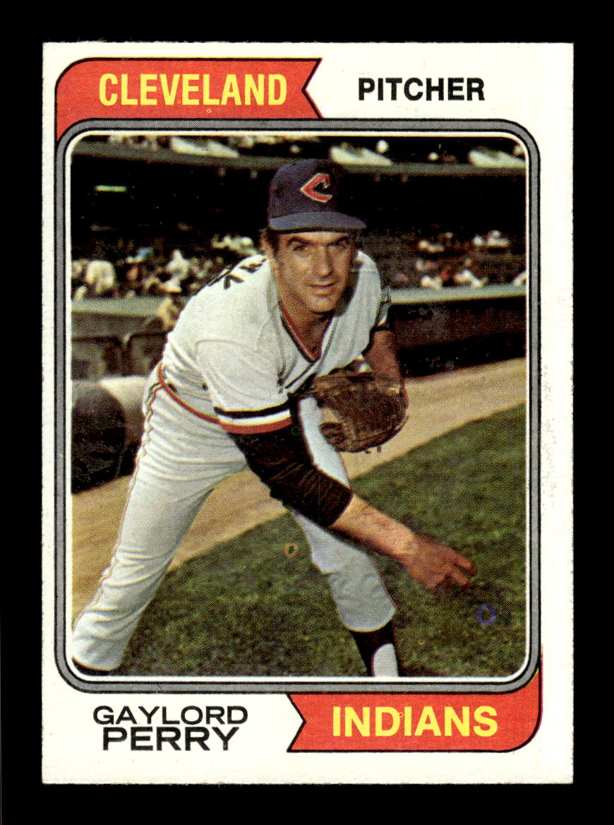 1974 Topps #35 Gaylord Perry Cleveland Indians VGEX CS26016796