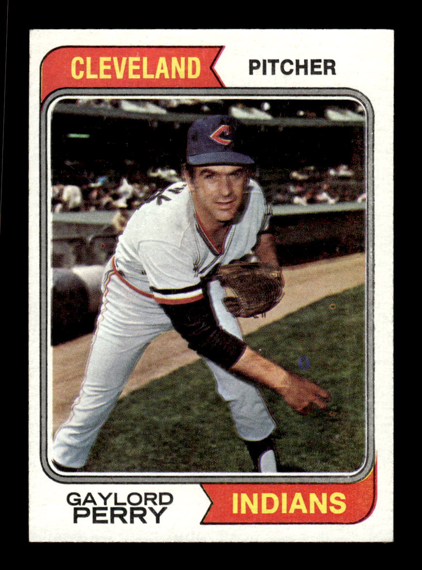 1974 Topps #35 Gaylord Perry Cleveland Indians VGEX CS26016797