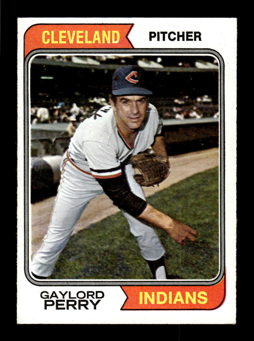 1974 Topps #35 Gaylord Perry Cleveland Indians VGEX CS26016798