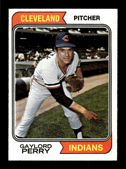 1974 Topps #35 Gaylord Perry Cleveland Indians VGEX CS26016798