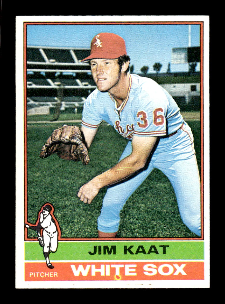 1976 Topps #80 Jim Kaat Chicago White Sox VGEX CS26016801