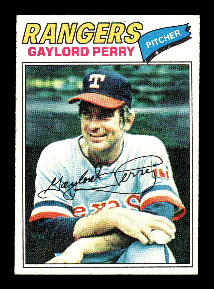 1977 Topps #152 Gaylord Perry Texas Rangers VGEX CS26016805
