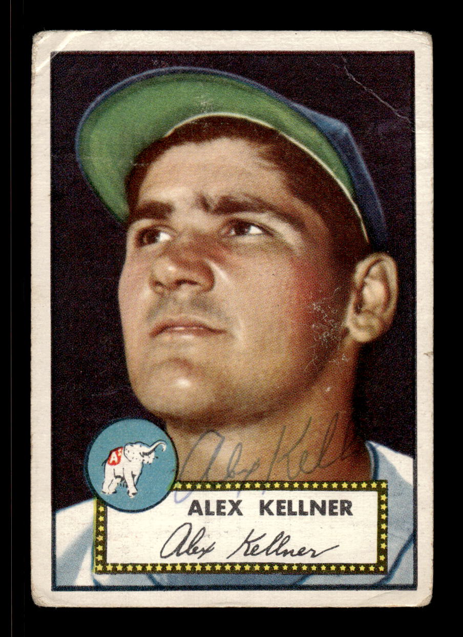 1952 Topps #201 Alex Kellner Signed on Card Poor CS26016819