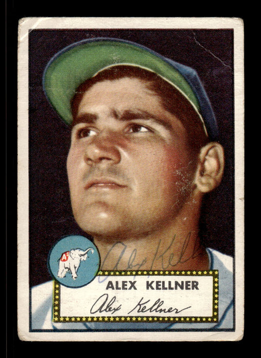 1952 Topps #201 Alex Kellner Signed on Card Poor CS26016819