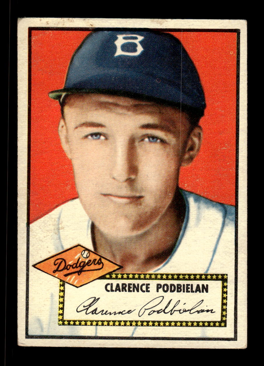 1952 Topps #188 Clarence Podbielan Signed on Card Poor CS26016820