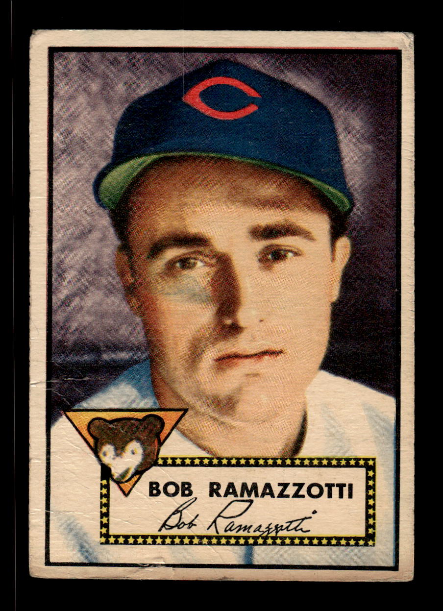 1952 Topps #184 Bob Ramazzotti Chicago Cubs Poor CS26016823