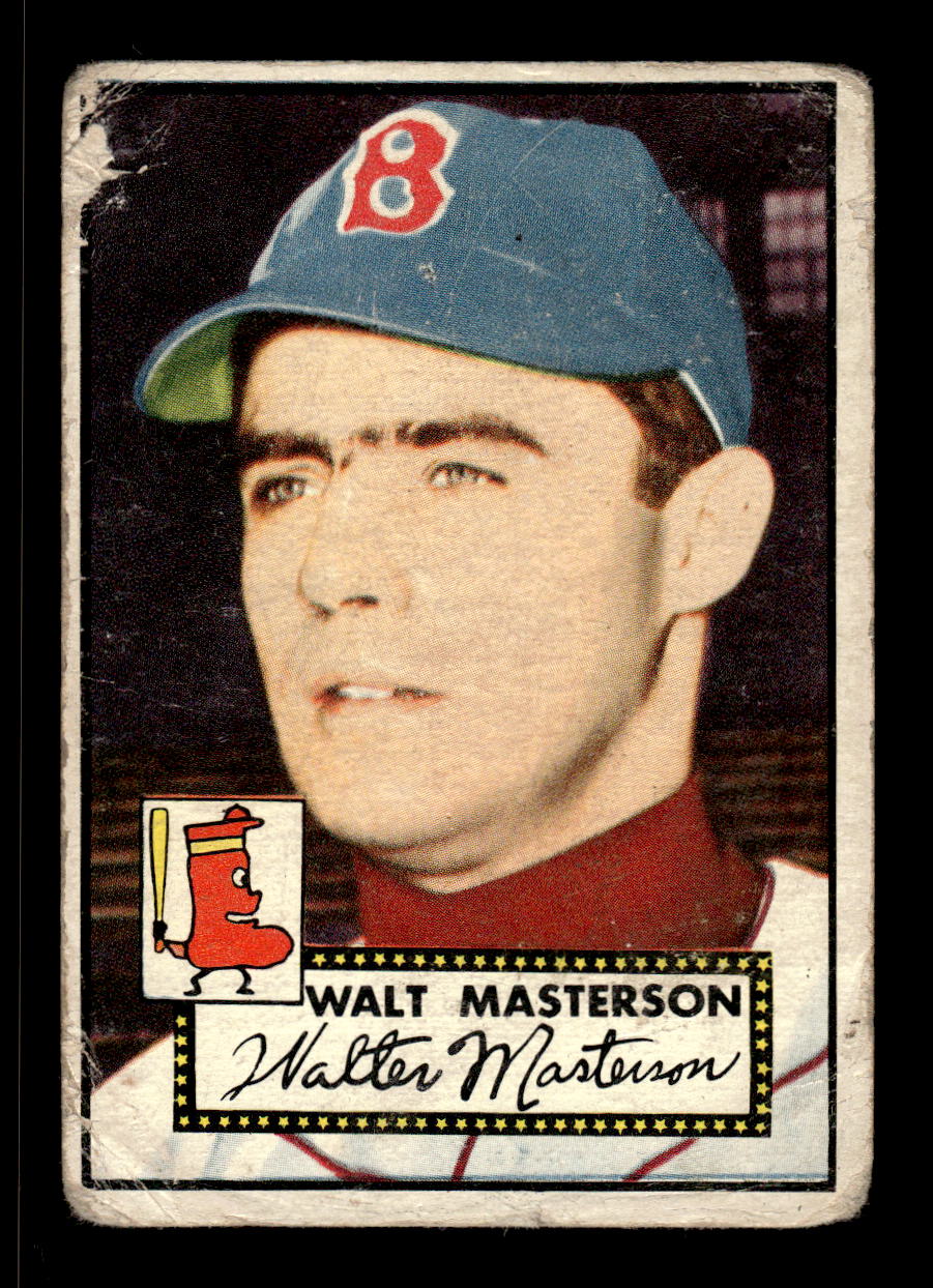 1952 Topps #186 Walt Masterson Boston Red Sox Poor CS26016825