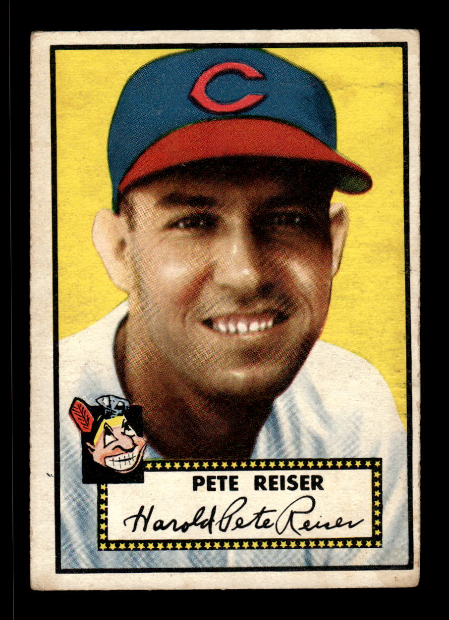 1952 Topps #189 Pete Reiser Cleveland Indians LOW GRADE CS26016827