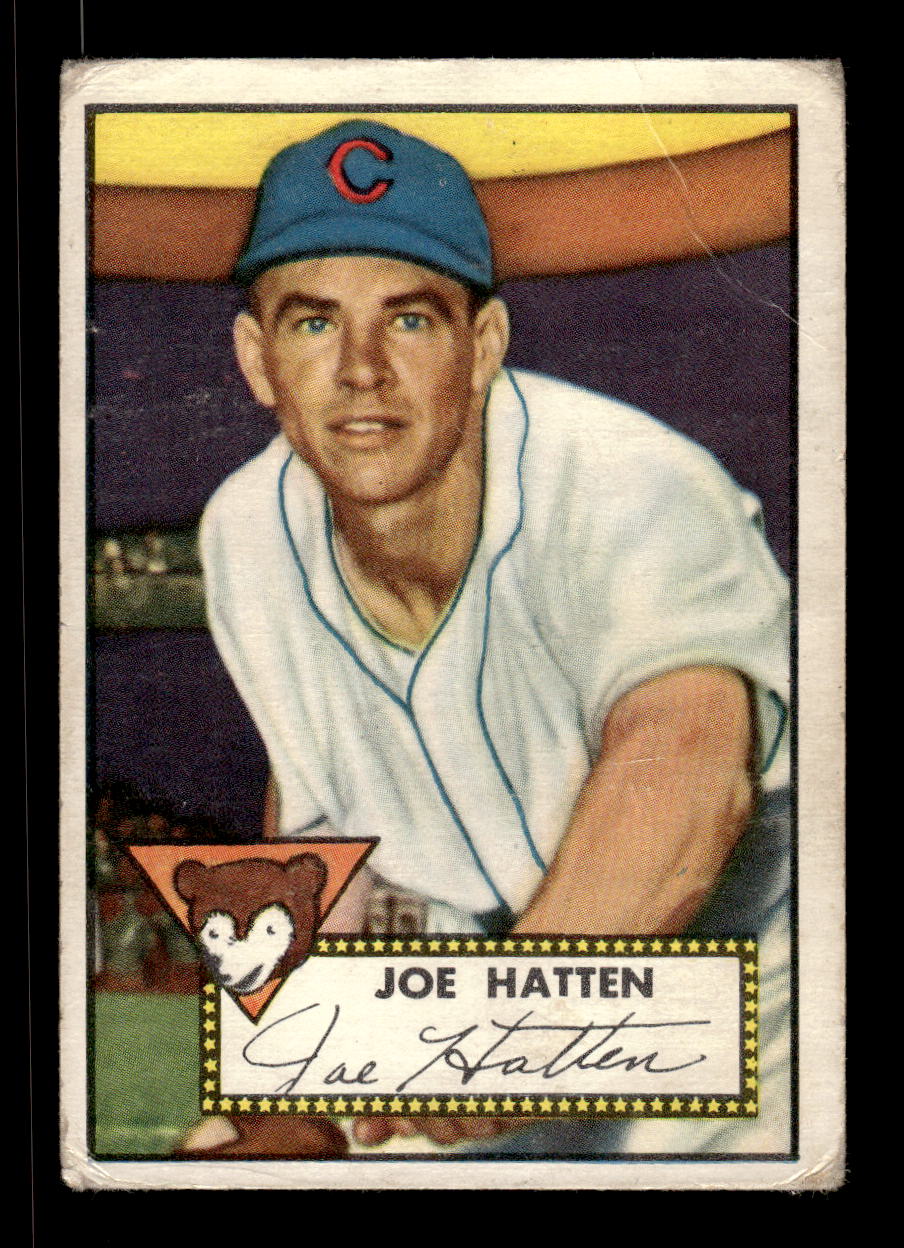 1952 Topps #194 Joe Hatten Chicago Cubs Poor CS26016829