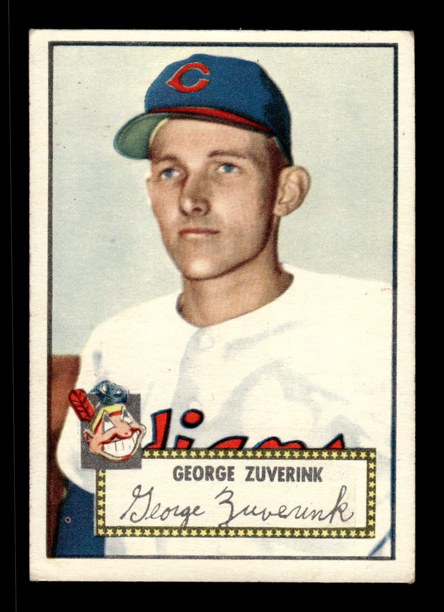 1952 Topps #199 George Zuverink Cleveland Indians LOW GRADE CS26016831