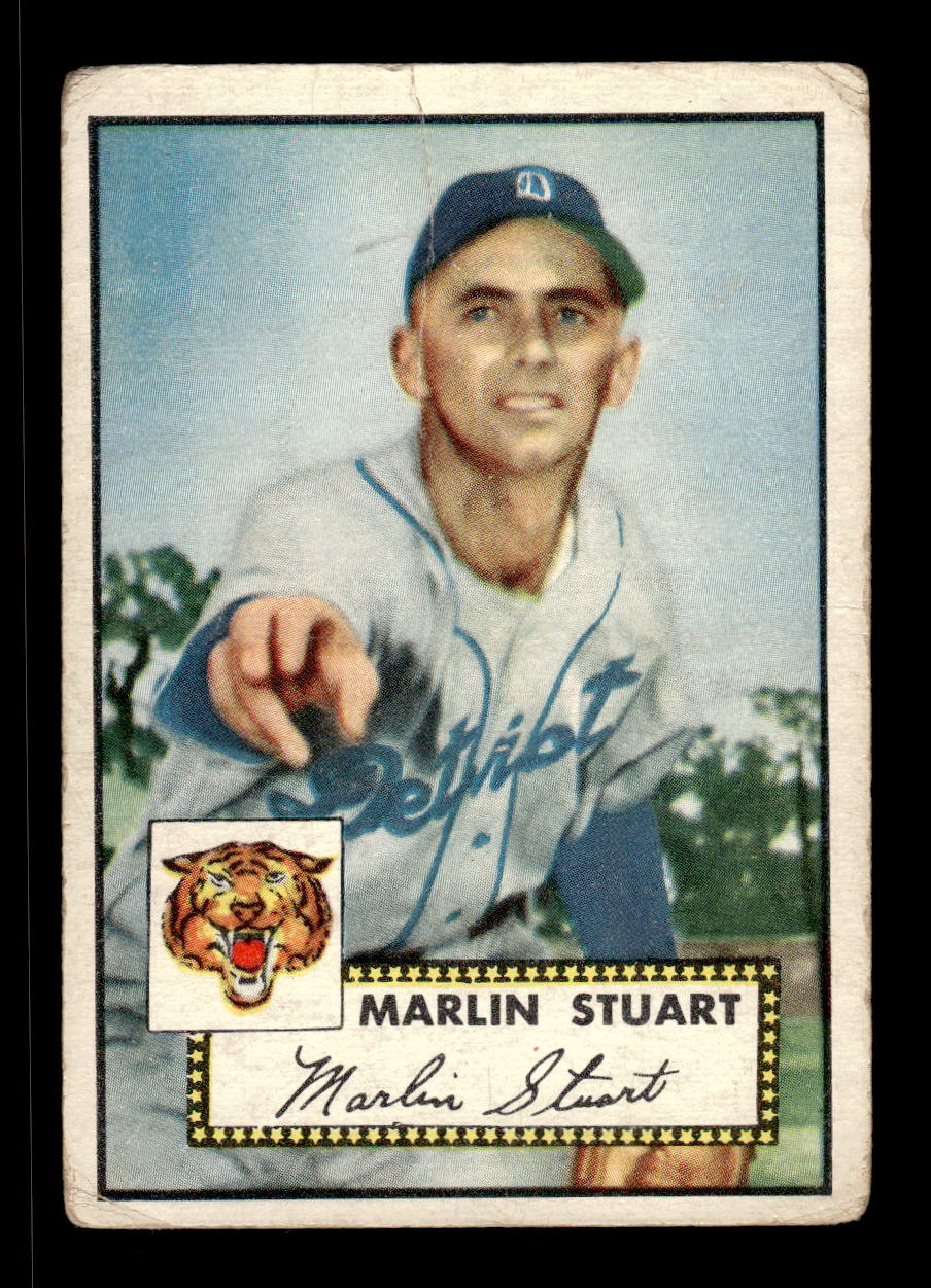 1952 Topps #208 Marlin Stuart Detroit Tigers Poor CS26016833