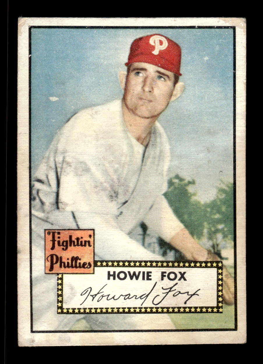 1952 Topps #209 Howie Fox Philadelphia Phillies Poor CS26016834