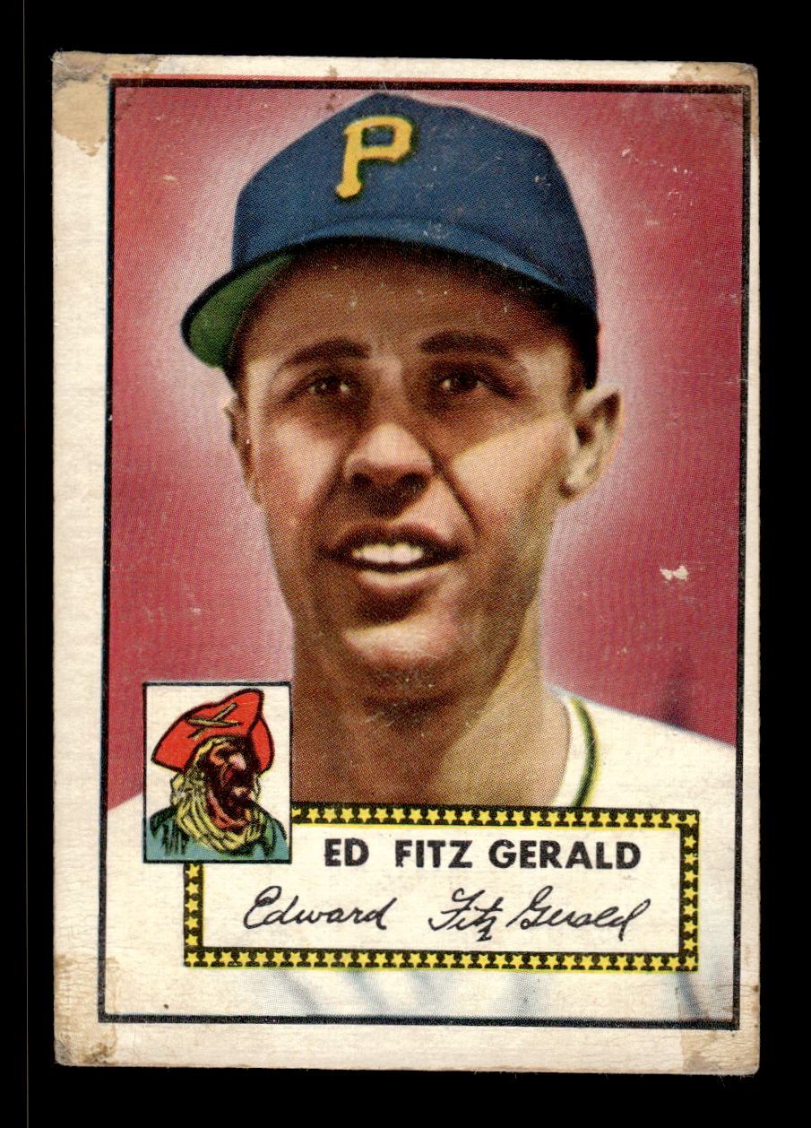 1952 Topps #236 Ed FitzGerald Pittsburgh Pirates Poor CS26016836