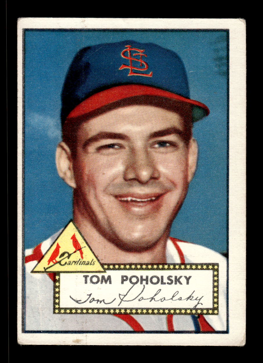 1952 Topps #242 Tom Poholsky St. Louis Cardinals MK Poor CS26016837