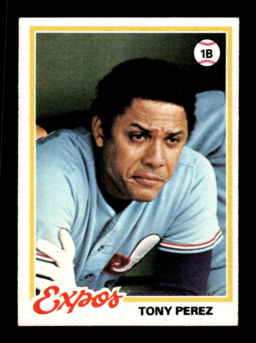 1978 Topps #15 Tony Perez Montreal Expos VG CS26016853