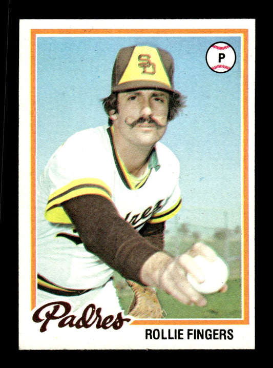 1978 Topps #140 Rollie Fingers San Diego Padres VG CS26016855