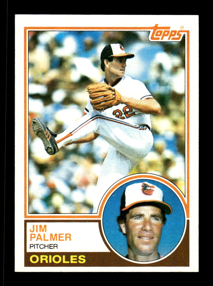 1983 Topps #490 Jim Palmer Baltimore Orioles VG CS26016863