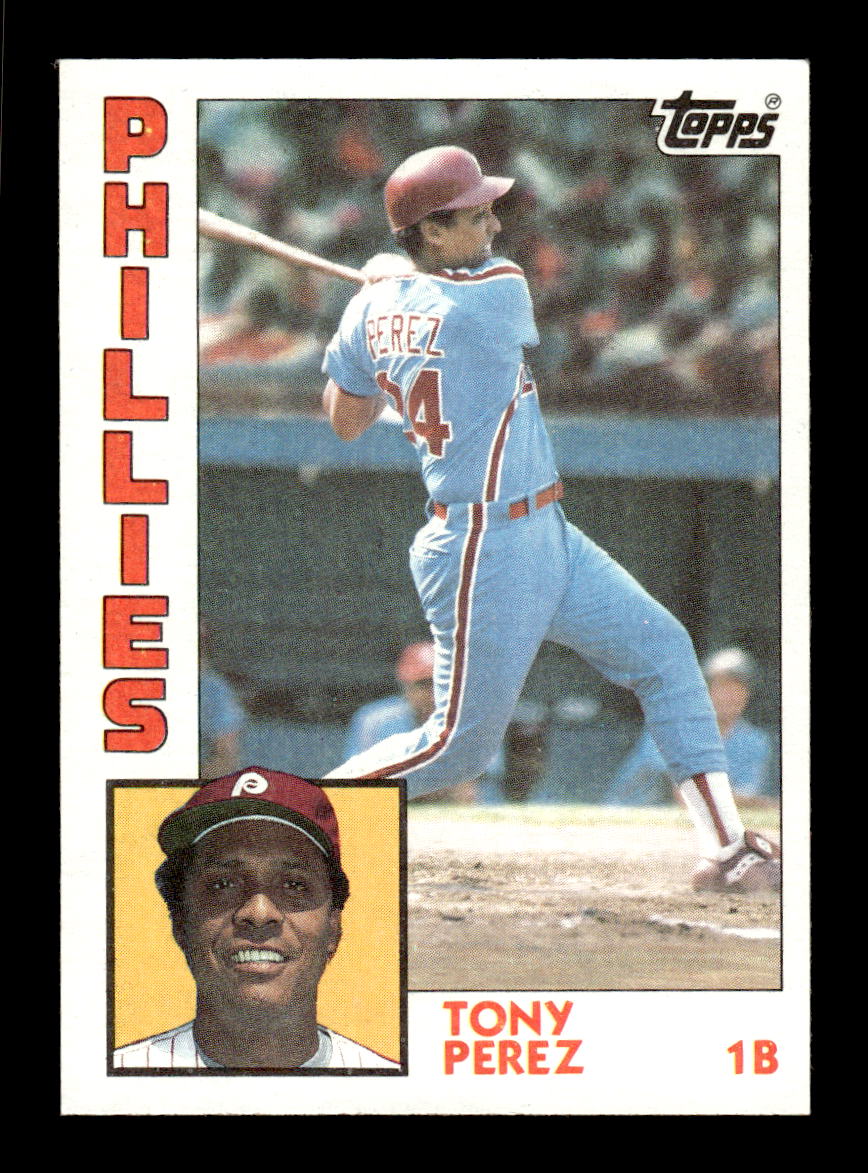 1984 Topps #385 Tony Perez Philadelphia Phillies VG CS26016869