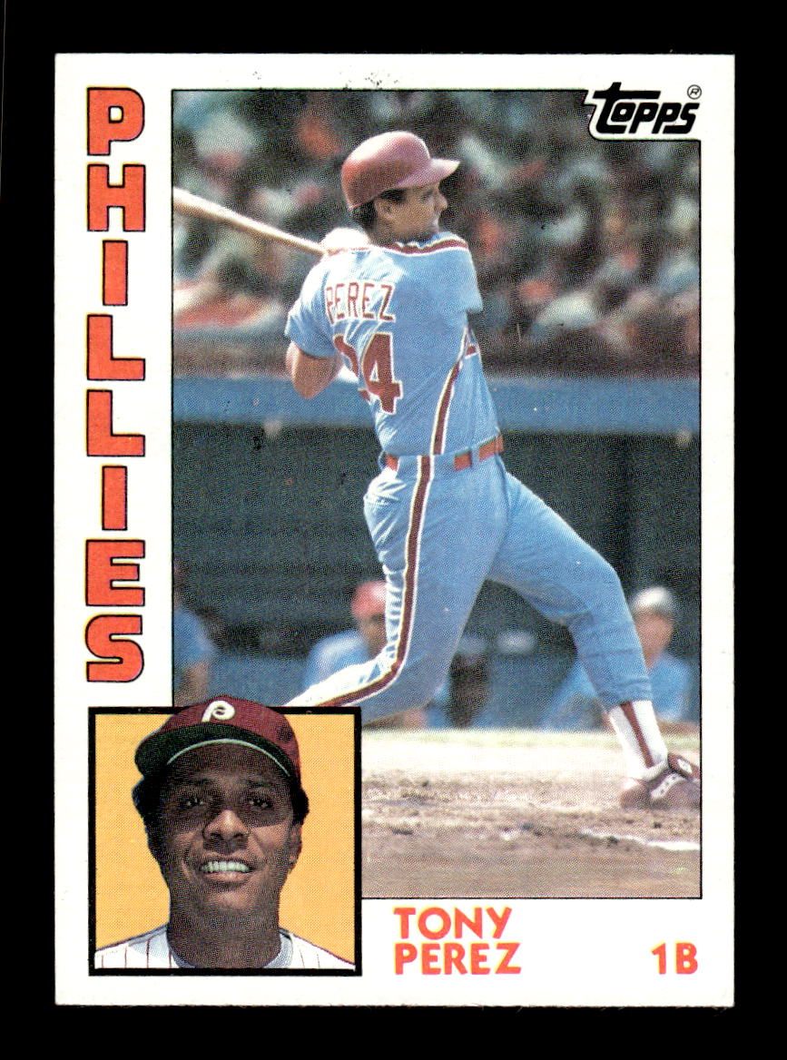 1984 Topps #385 Tony Perez Philadelphia Phillies VG CS26016871