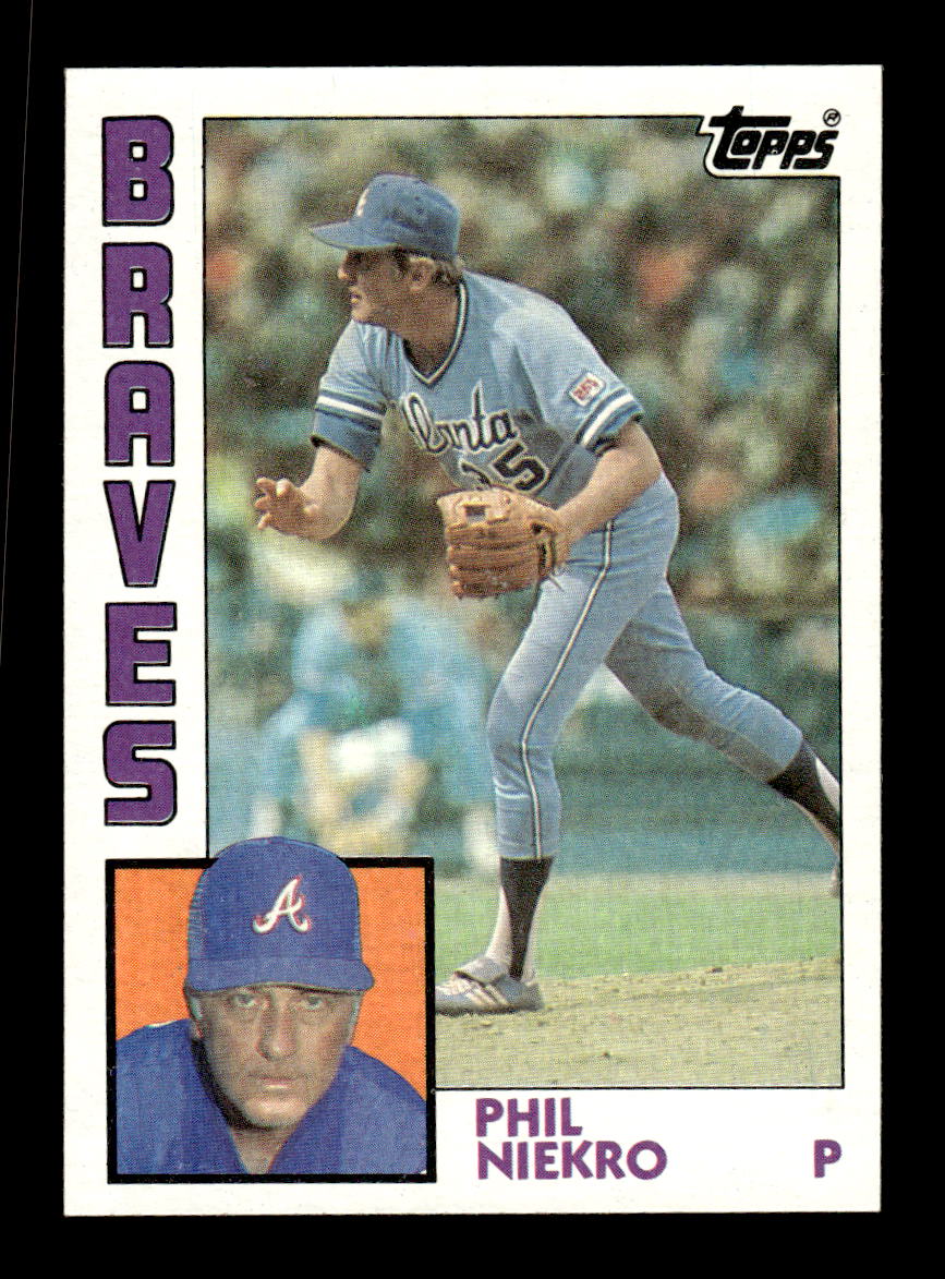 1984 Topps #650 Phil Niekro Atlanta Braves VG CS26016877