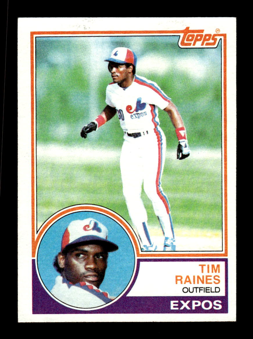 1983 Topps #595 Tim Raines Montreal Expos Poor CS26016887