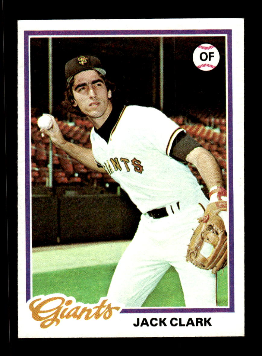 1978 Topps #384 Jack Clark San Francisco Giants Poor CS26016888