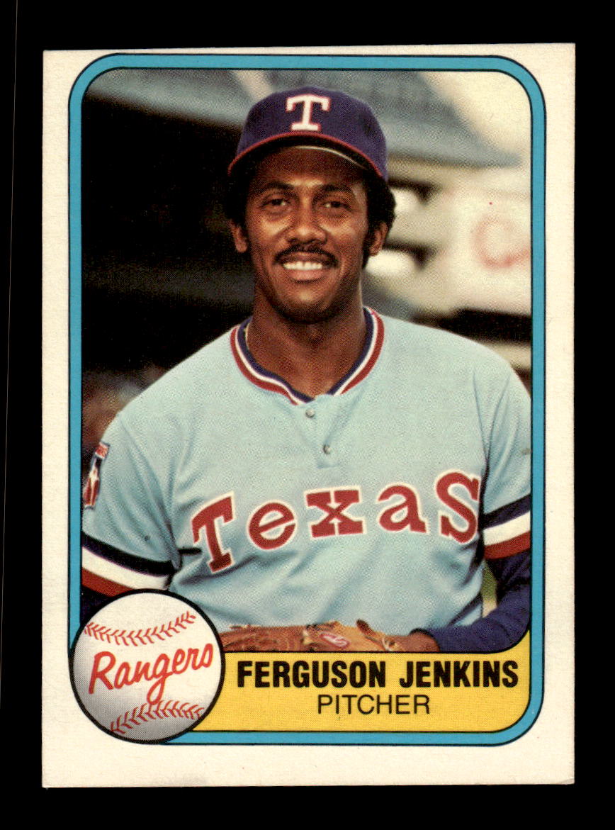 1981 Fleer #622 Ferguson Jenkins Texas Rangers VG CS26016902