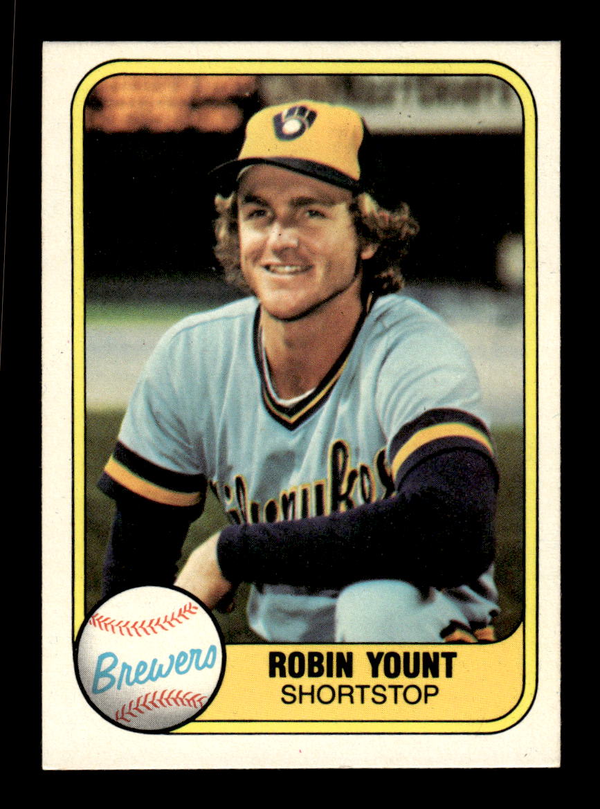 1981 Fleer #511 Robin Yount Milwaukee Brewers VG CS26016903