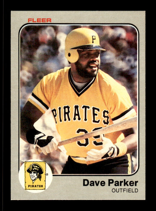 1983 Fleer #315 Dave Parker Pittsburgh Pirates VG CS26016905