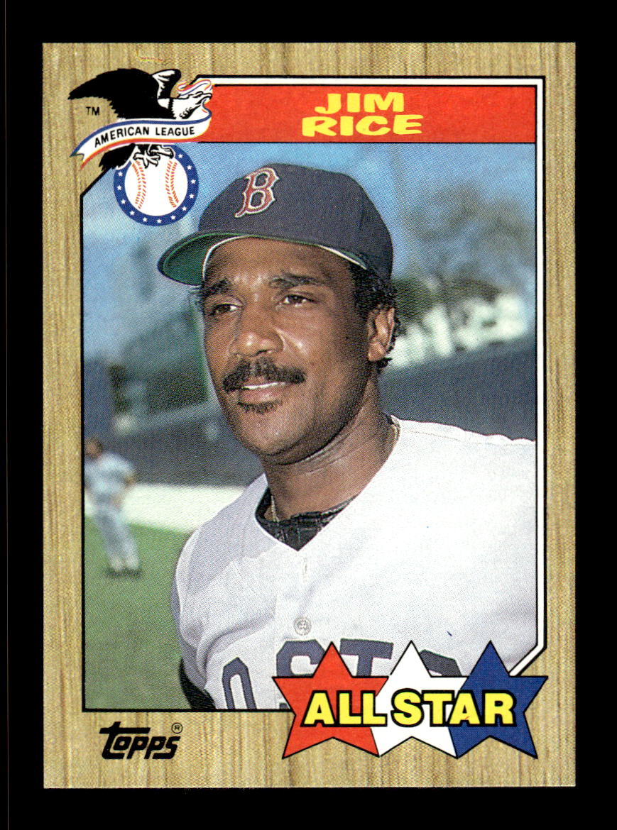 1987 Topps #610 Jim Rice Boston Red Sox VG CS26016906