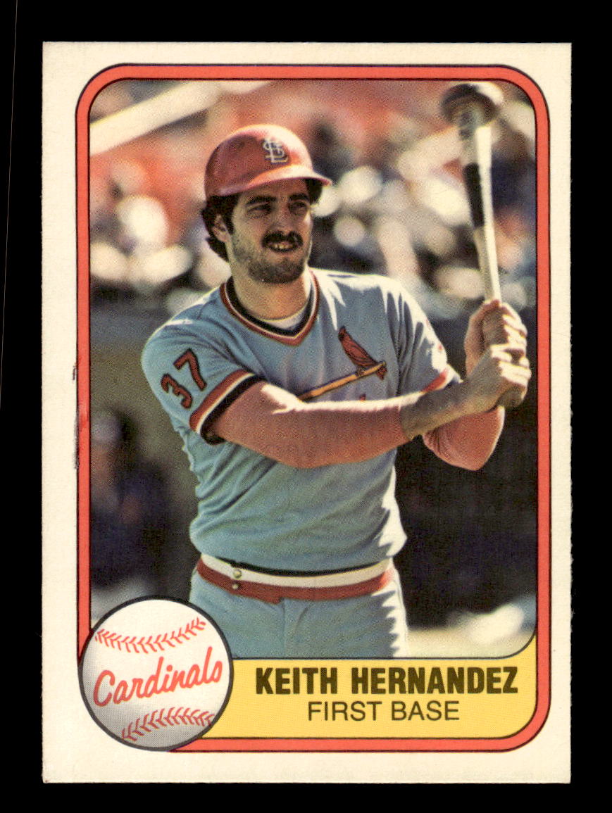 1981 Fleer #545 Keith Hernandez St. Louis Cardinals VG CS26016907