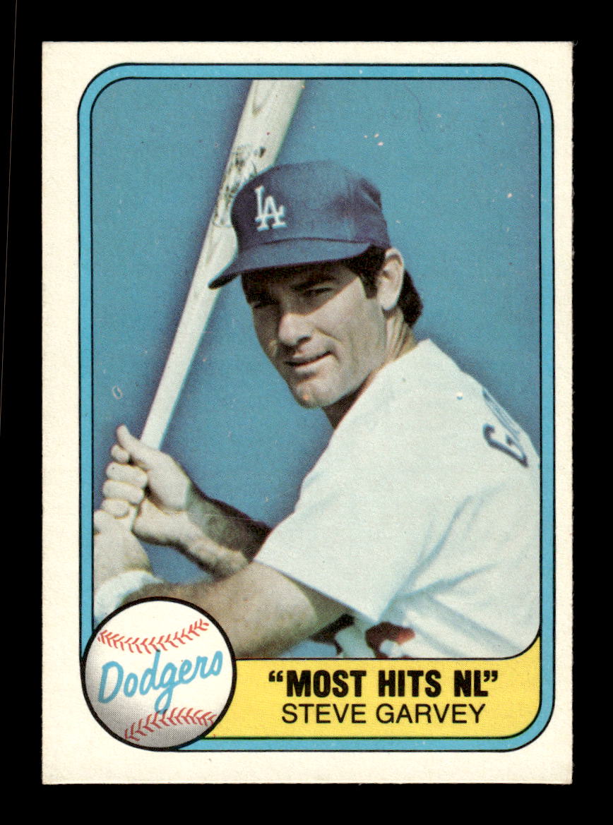 1981 Fleer #606 Steve Garvey Los Angeles Dodgers Poor CS26016909