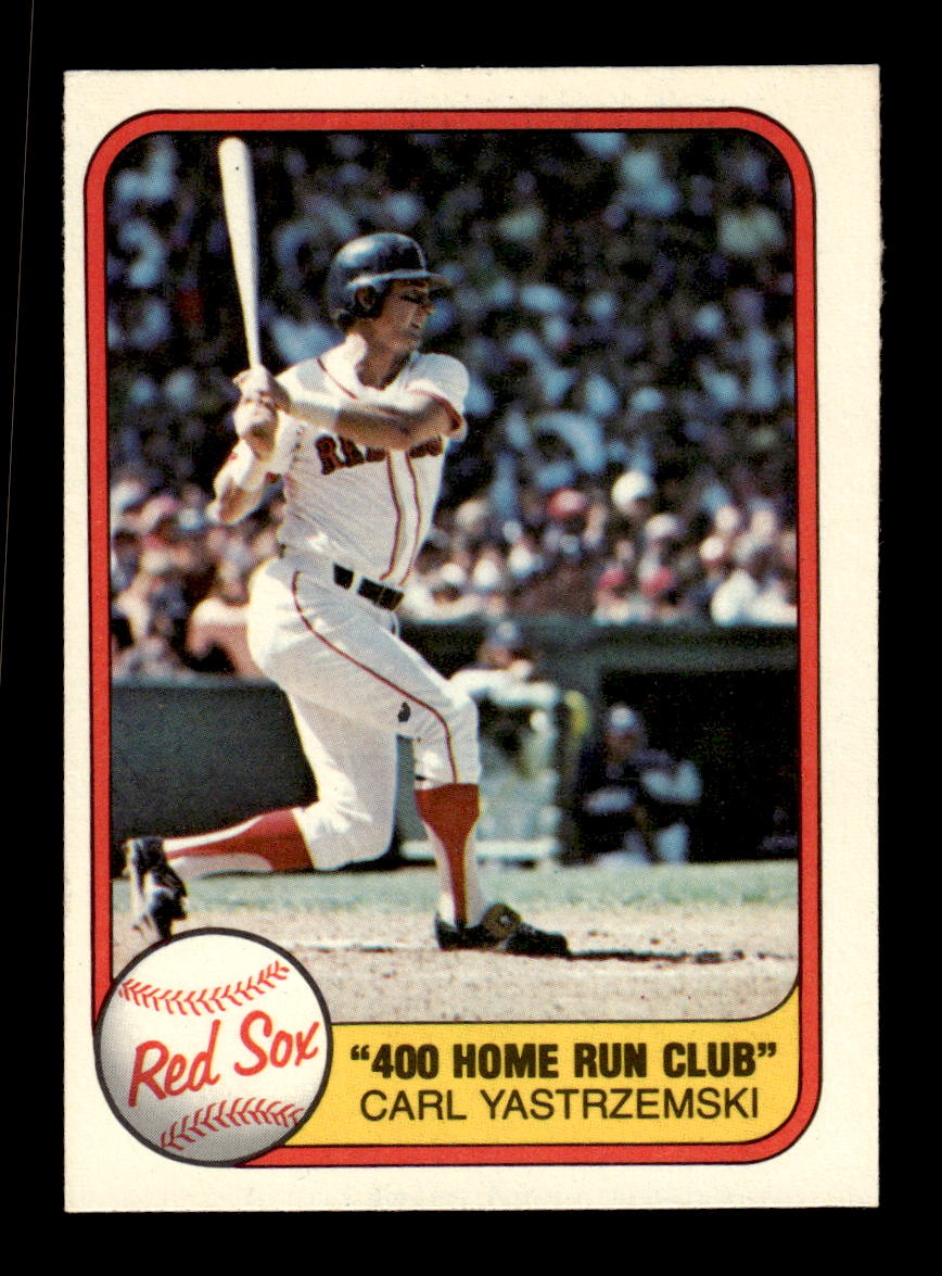 1981 Fleer #638 Carl Yastrzemski Boston Red Sox Poor CS26016911