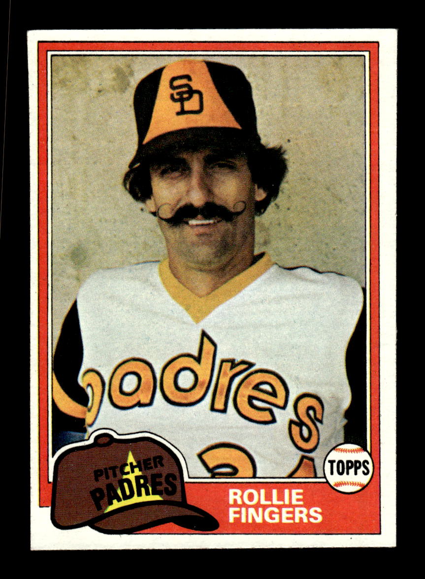 1981 Topps #229 Rollie Fingers San Diego Padres VG CS26016913