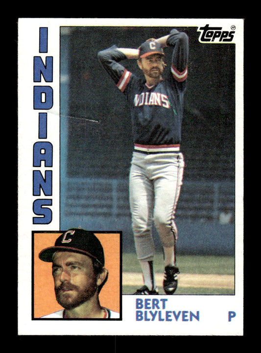 1984 Topps #789 Bert Blyleven Cleveland Indians VG CS26016921
