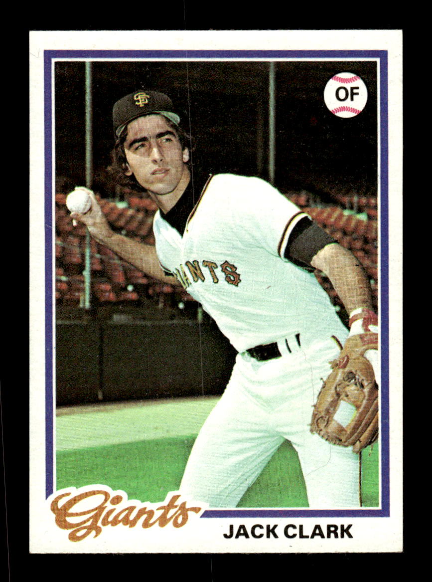 1978 Topps #384 Jack Clark San Francisco Giants VG CS26016929