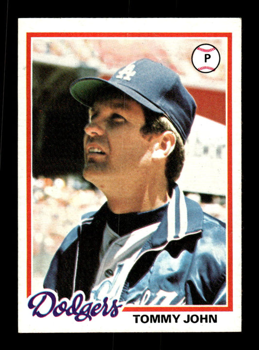 1978 Topps #375 Tommy John Los Angeles Dodgers VG CS26016942