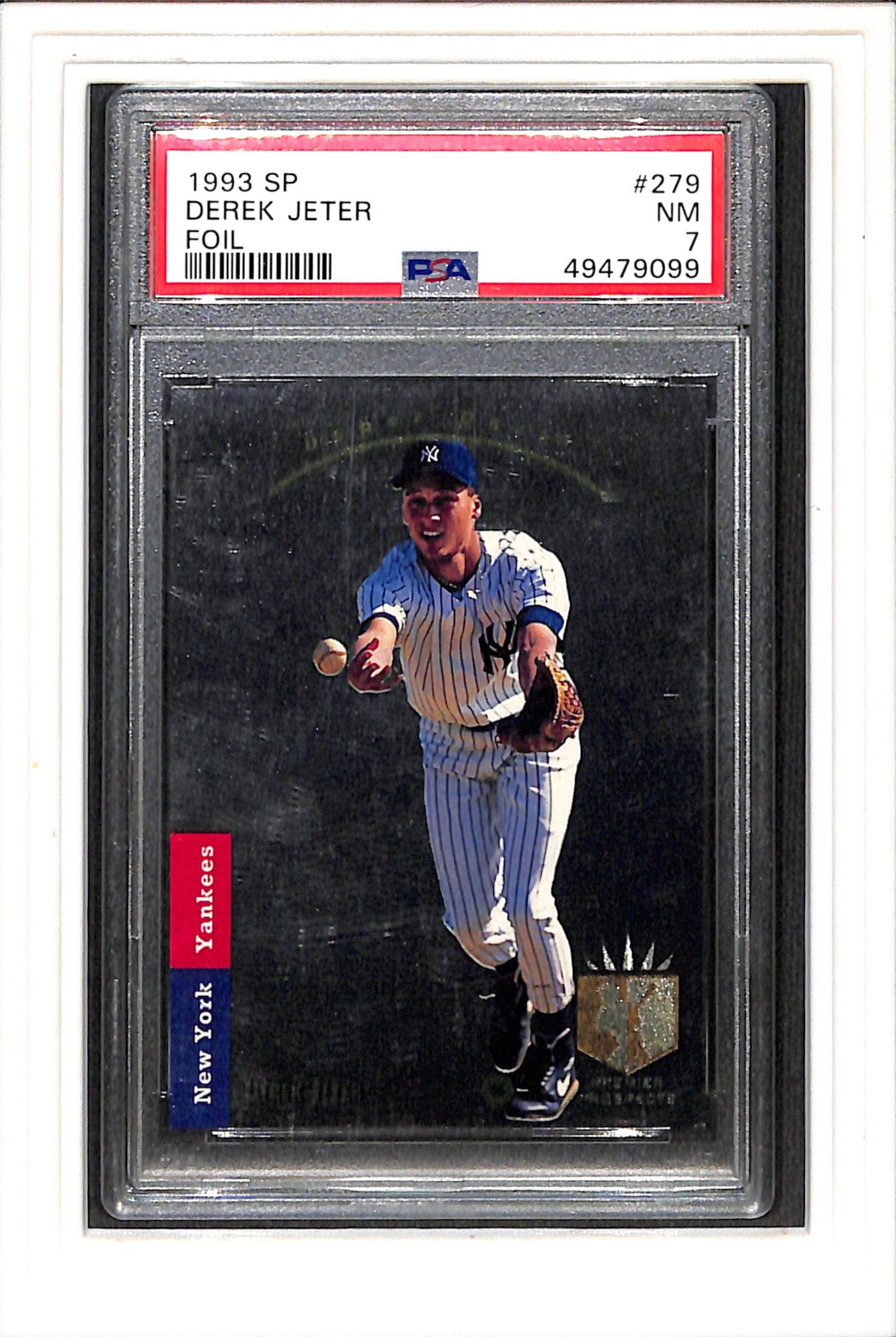 1993 Sp #279 Derek Jeter Foil PSA 7 SN 49479099