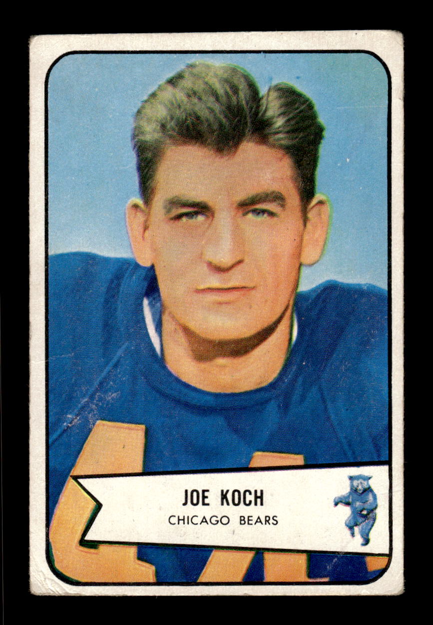 1954 Bowman #127 Joe Koch Chicago Bears F/G CS26017008