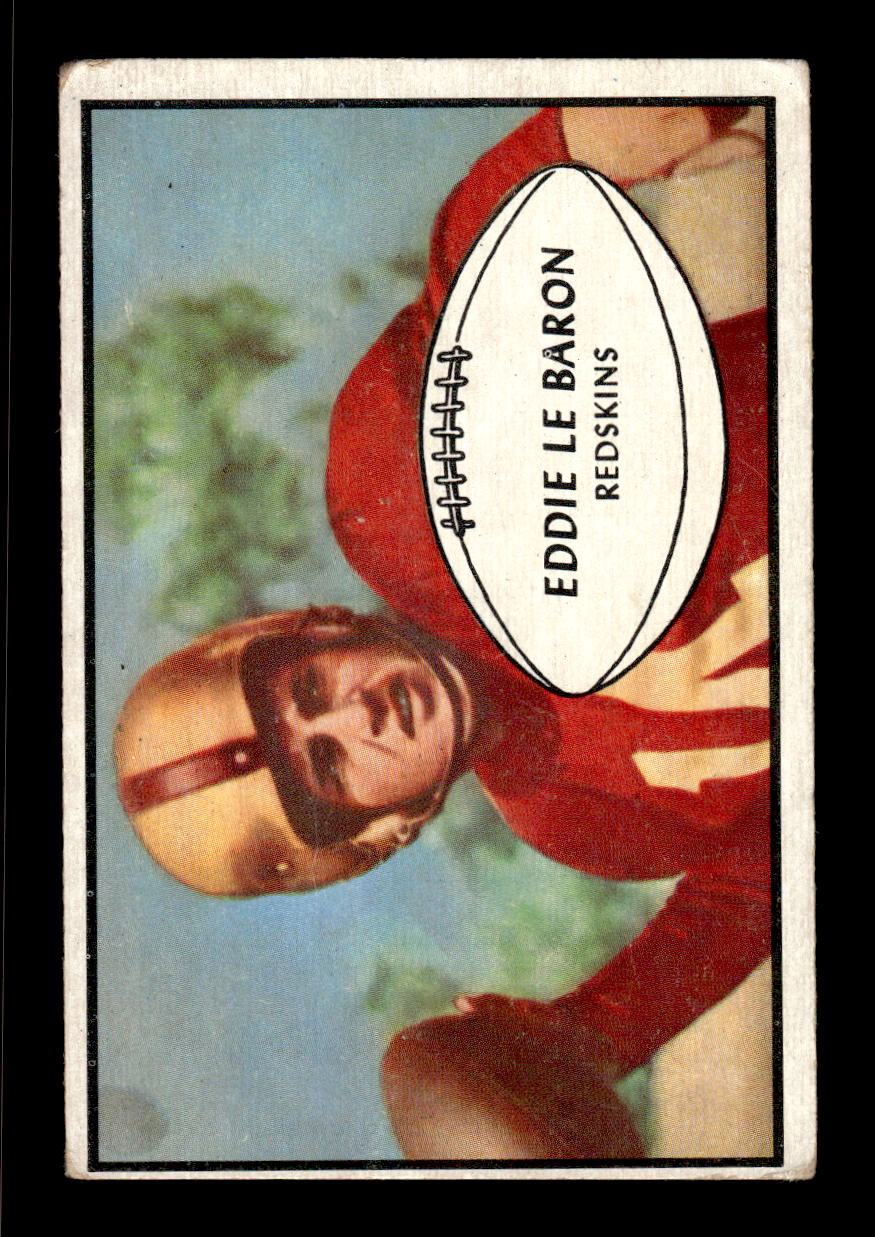 1953 Bowman #1 Eddie LeBaron Washington Redskins F/G CS26017015
