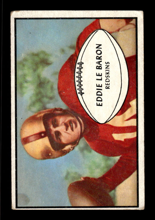 1953 Bowman #1 Eddie LeBaron Washington Redskins F/G CS26017015