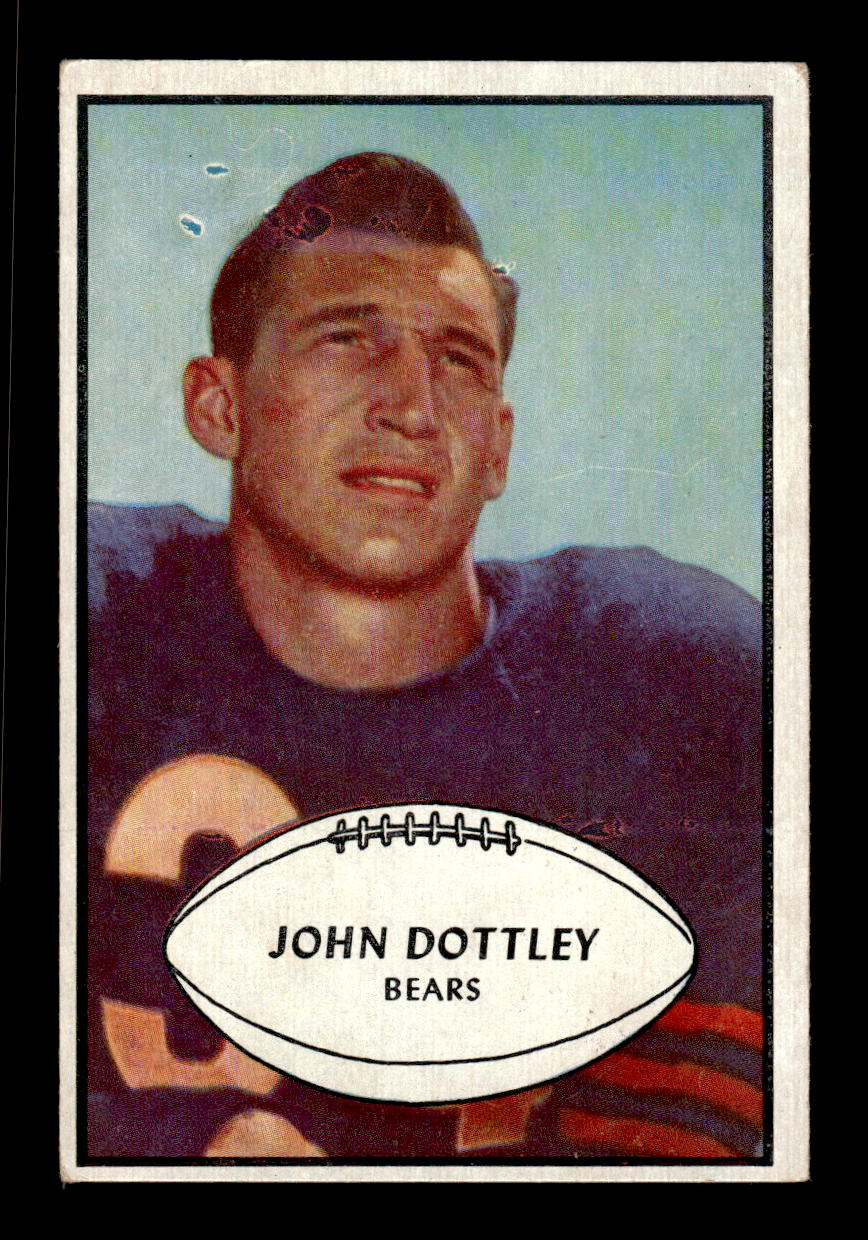 1953 Bowman #2 John Dottley Chicago Bears Poor CS26017019
