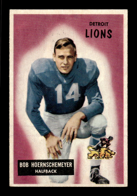 1955 Bowman #84 Bob Hoernschemeyer Detroit Lions F/G CS26017020