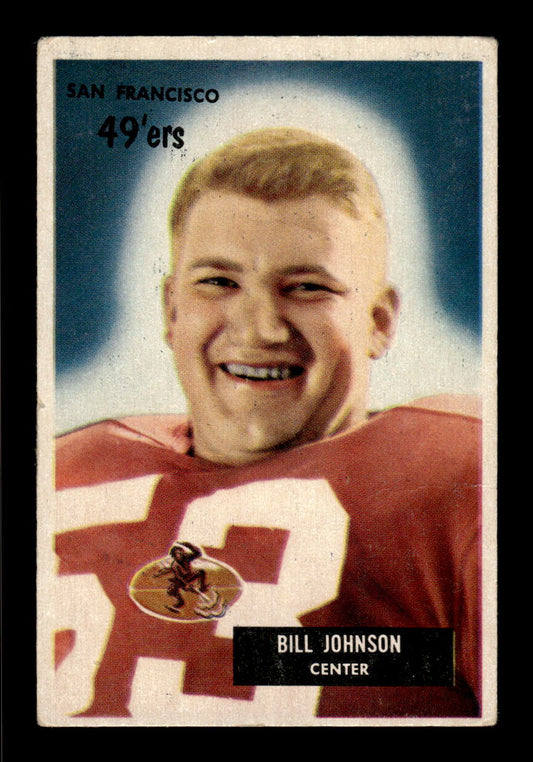 1955 Bowman #46 Bill Johnson San Francisco 49ers F/G CS26017023