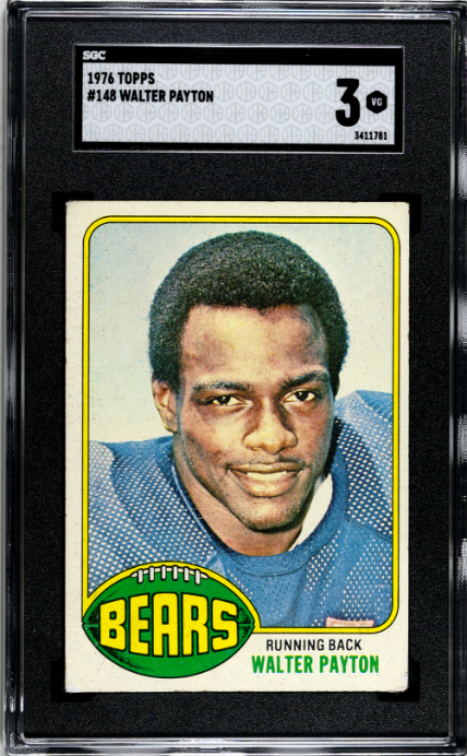 1976 Topps #148 Walter Payton SGC 3 SN 3411781