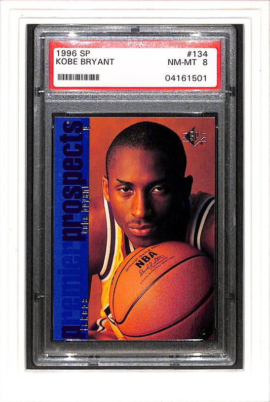 1996 Sp #134 Kobe Bryant PSA 8 SN 04161501