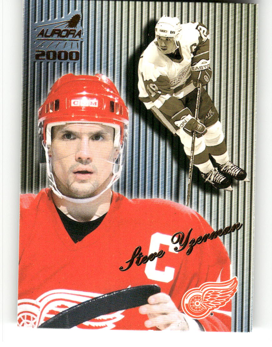 1999-00 Pacific Aurora #55 Steve Yzerman Detroit Red Wings EX CS26017128