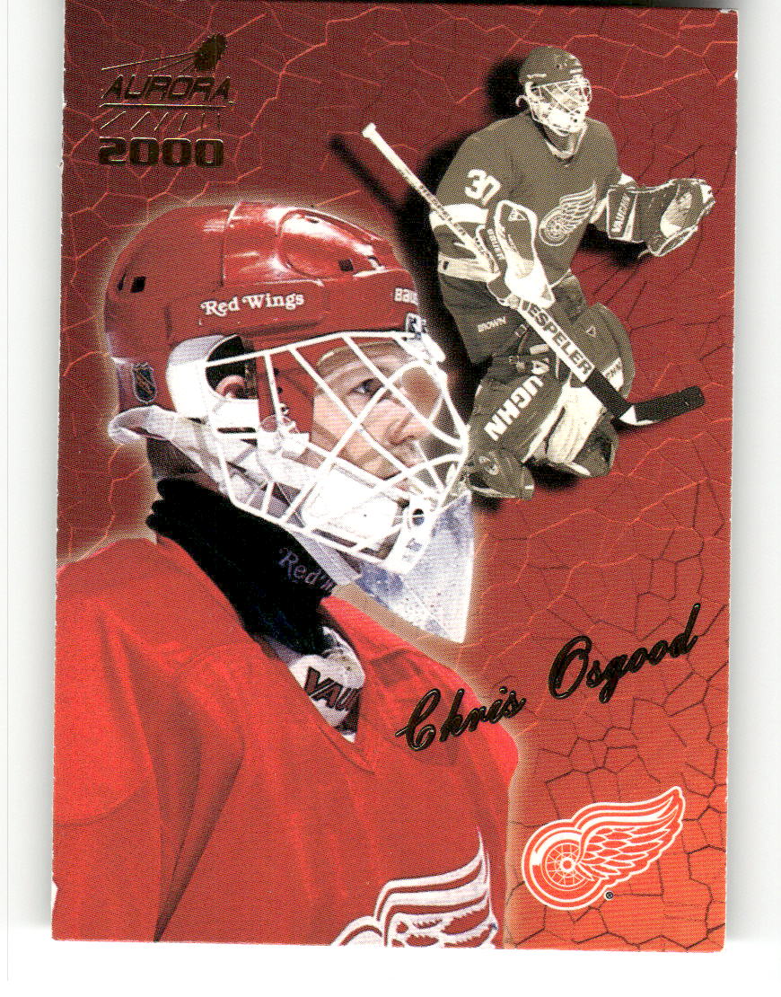 1999-00 Pacific Aurora #53 Chris Osgood Detroit Red Wings EX CS26017130